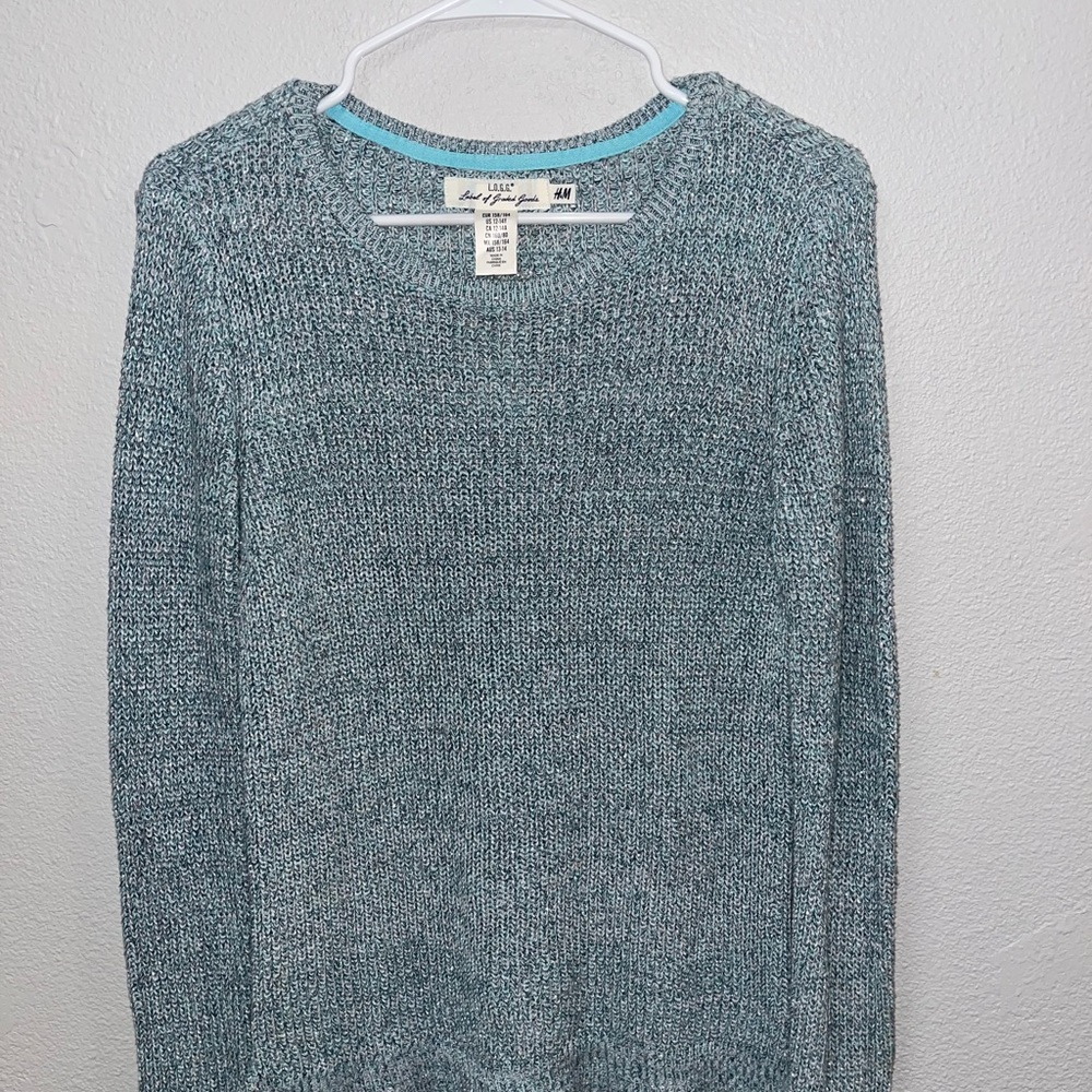 H&M Blue-Gray Women's Crew Neck Sweater